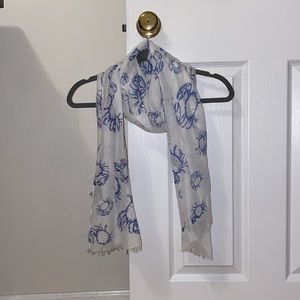 Joy Susan Blue Crab Scarf